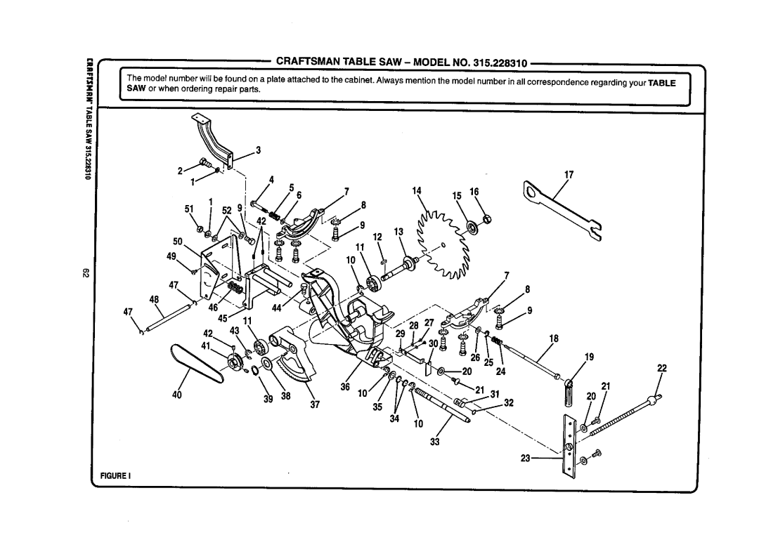 Craftsman 315.22831 owner manual 4038 