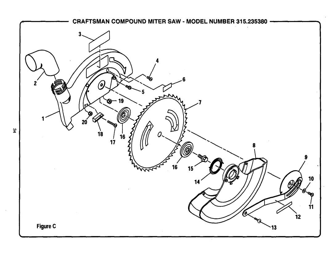 Craftsman 315.23538 owner manual FigureC 