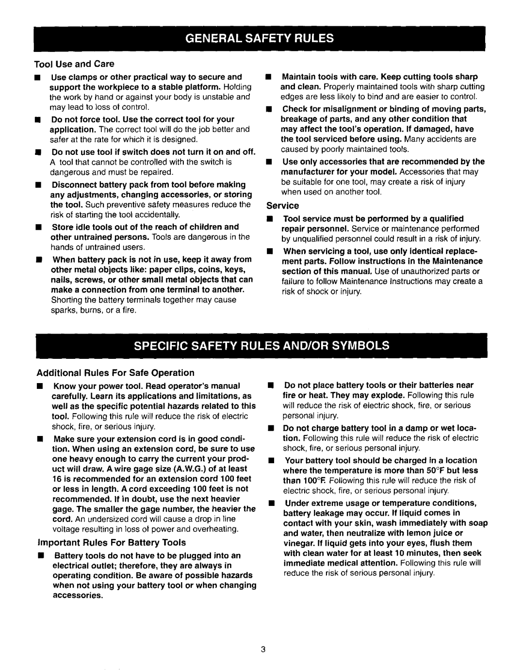 Craftsman 315.27119 owner manual 