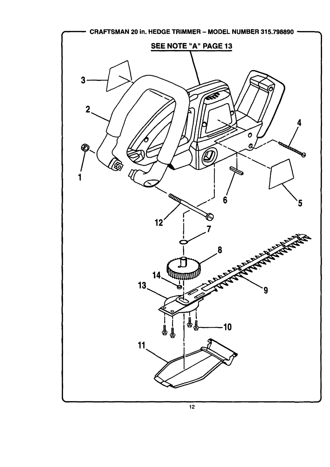 Craftsman 315.79889 owner manual 11i 