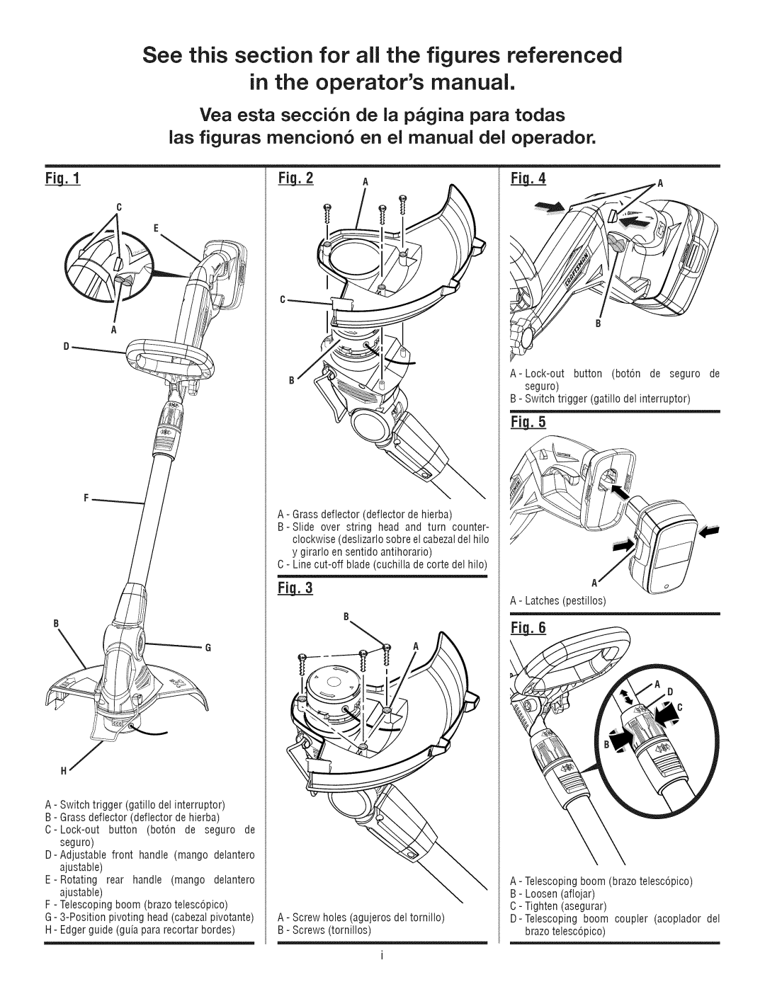 Craftsman 315.CR2000 manual Vea esta secci6n de la pagina para todas 