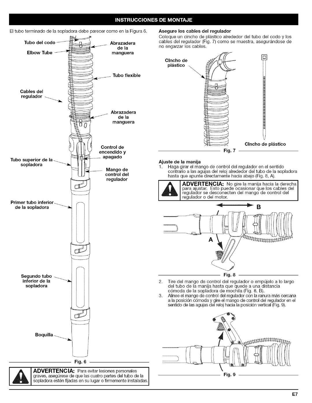 Craftsman 316.79479 Tube Del code, Elbow Tube Manguera Tube flexible Cables, Regulador, Control de, Clncho de plastico 