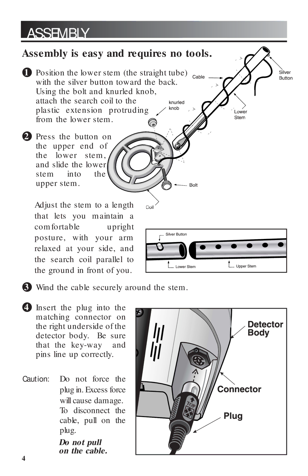 Craftsman 3300 manual Assembly is easy and requires no tools 