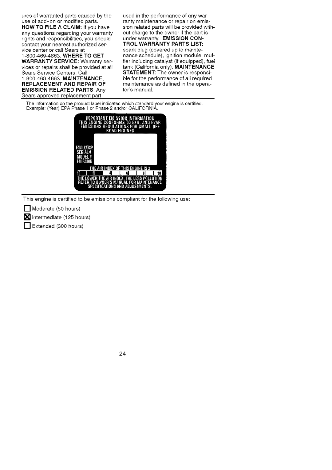 Craftsman 358.35161 manual MAINTENANCE, Replacement and Repair 