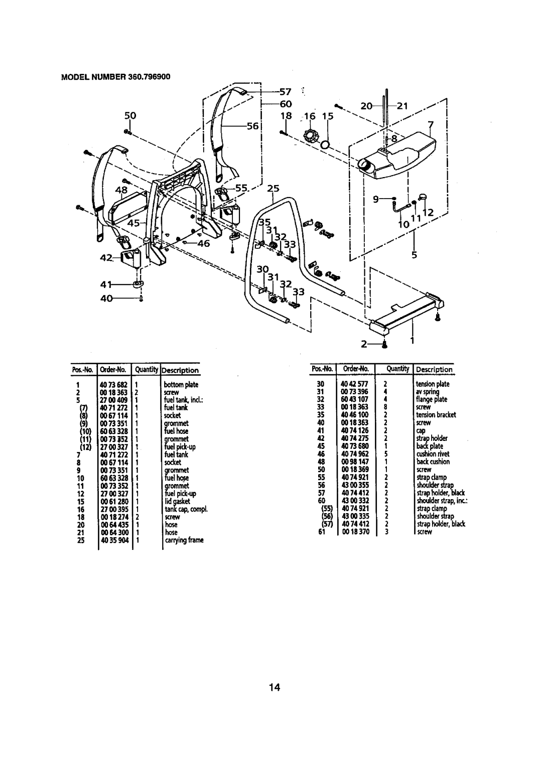 Craftsman 360.7969 manual Soet 