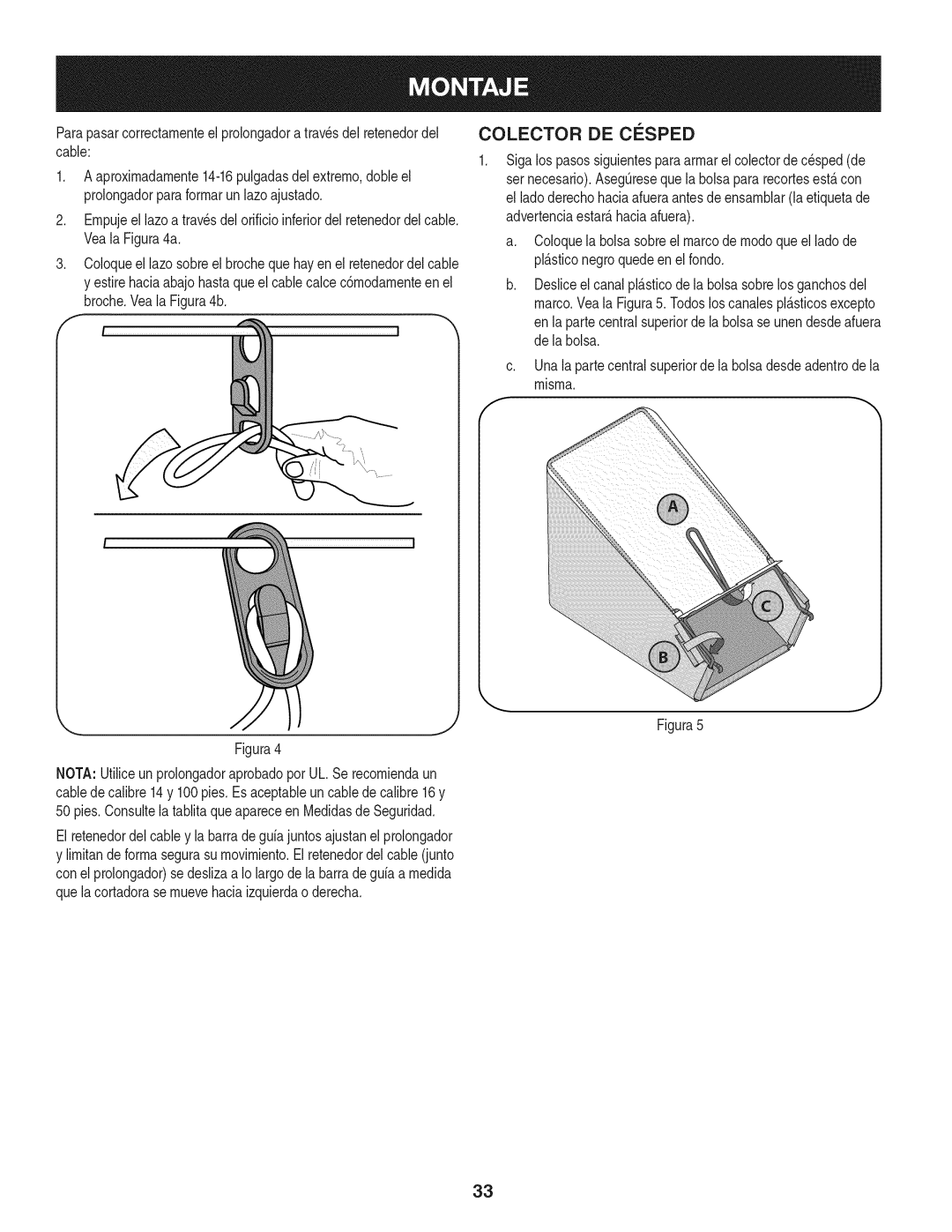 Craftsman 247.370160 manual Colector DE CI=SPED, Figura4 