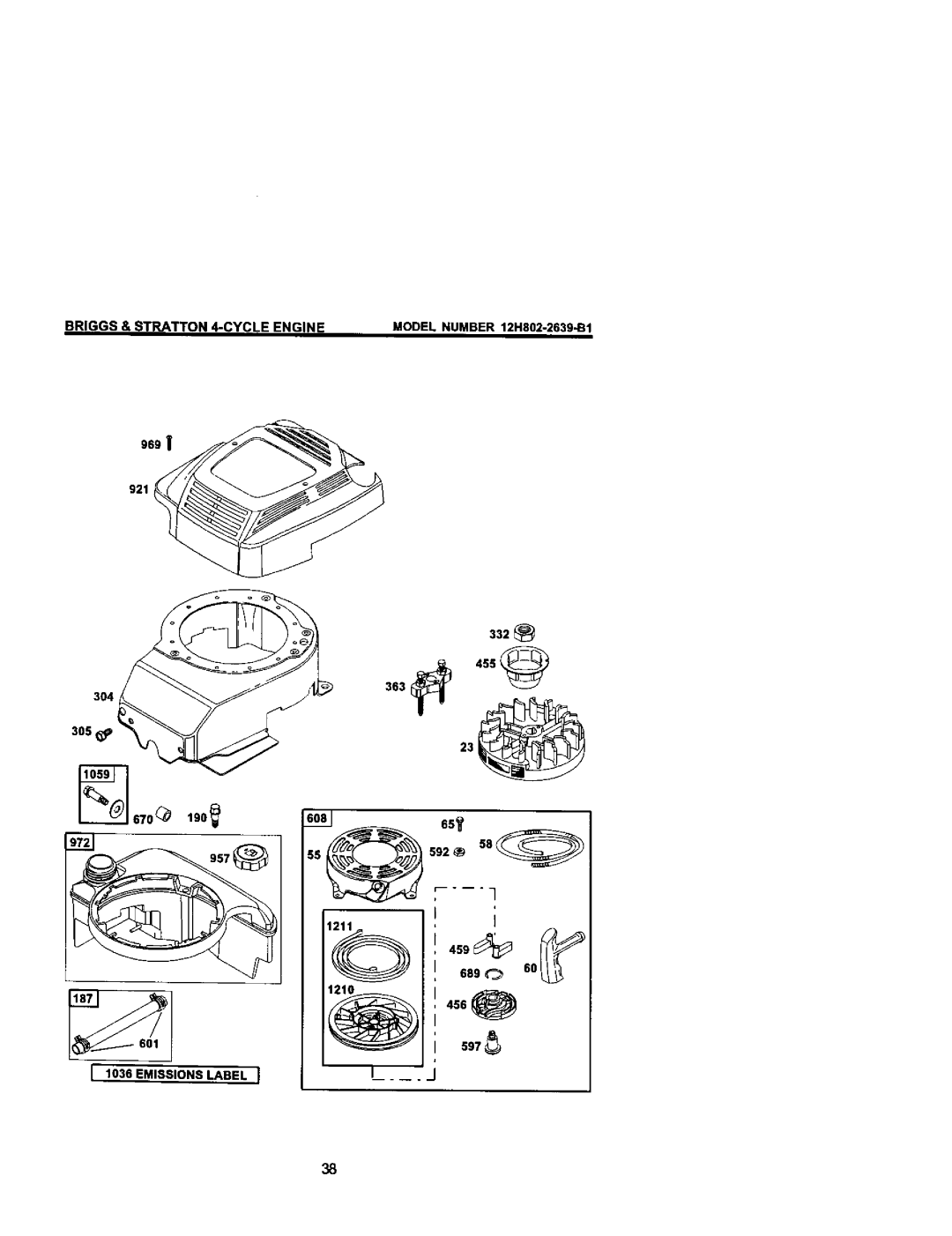 Craftsman 38872 owner manual 3os 