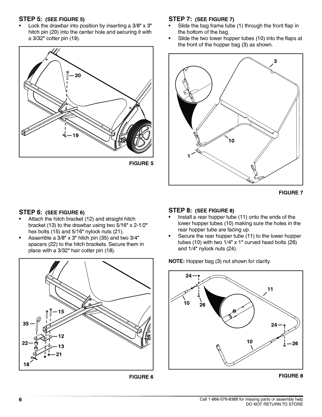 Craftsman 486.24229 manual See Figure 