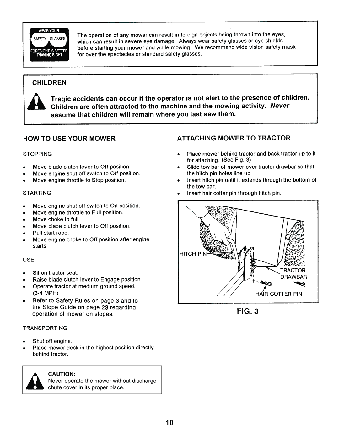 Craftsman 486.243292 owner manual 