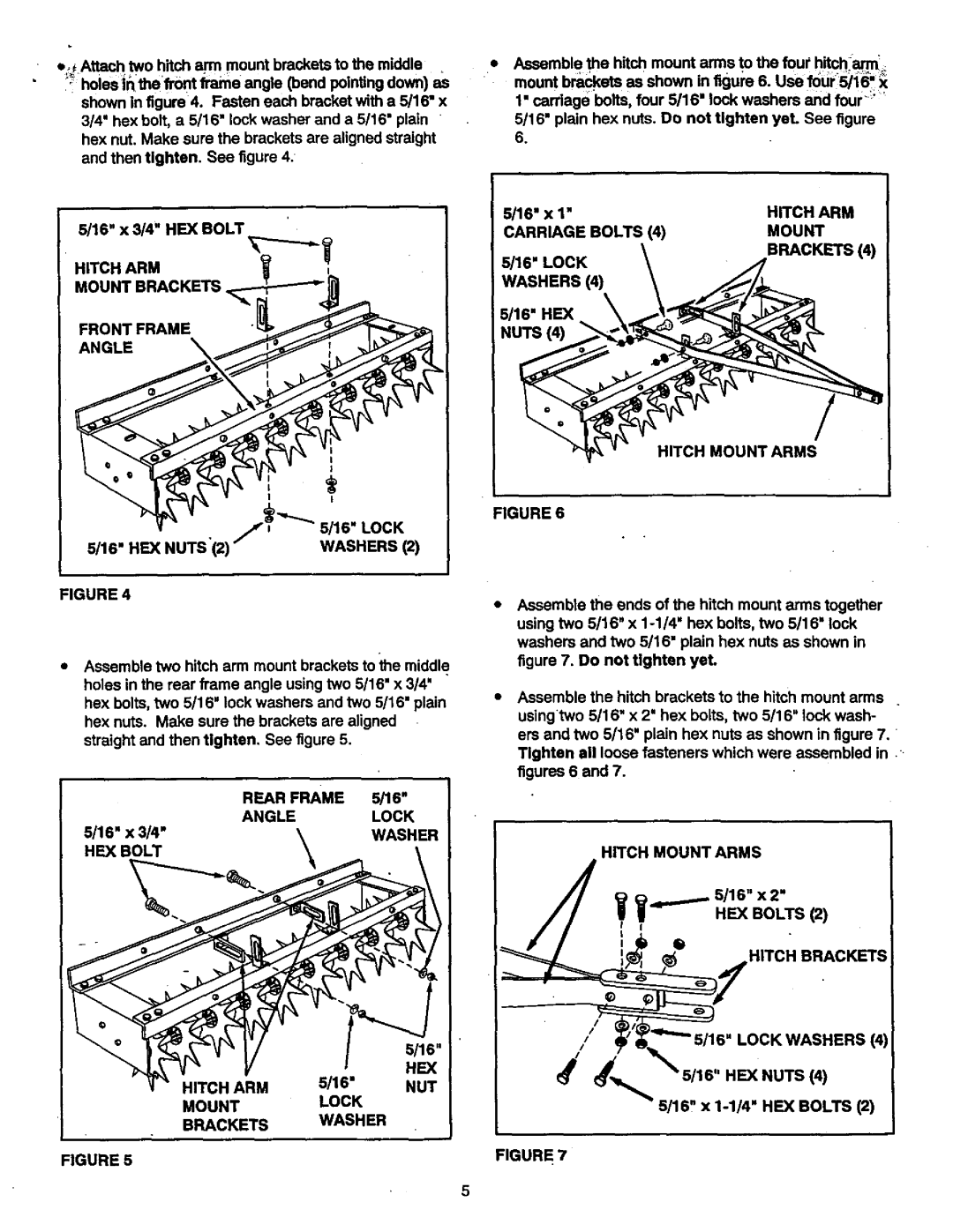 Craftsman 486.24336 owner manual NUTS4, LOCKWASHERS4 