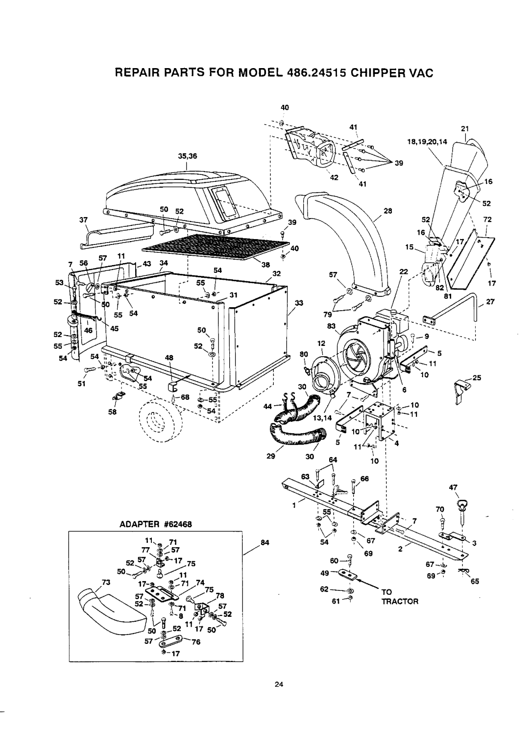 Craftsman 486.24515 owner manual 4121 