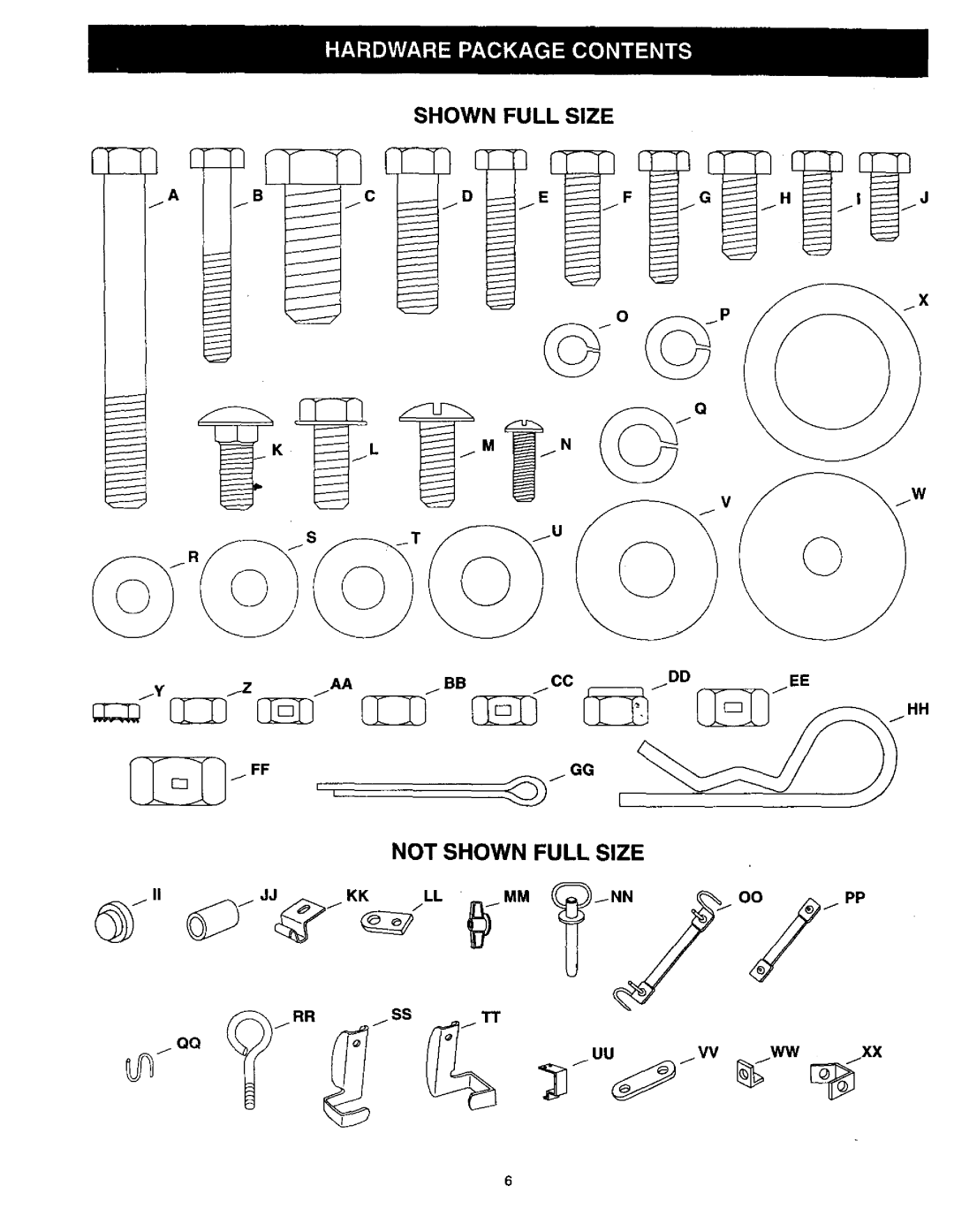 Craftsman 486.24516 manual Shown Full Size 