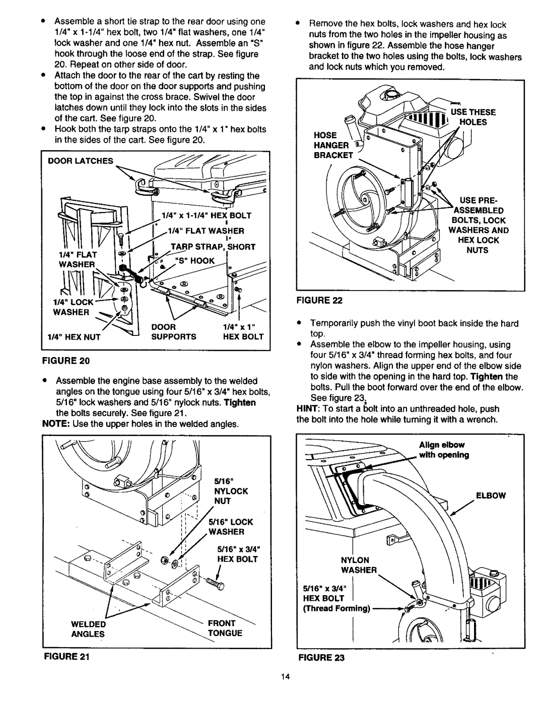 Craftsman 486.24516 manual 114FLAT WASHER, Washer 