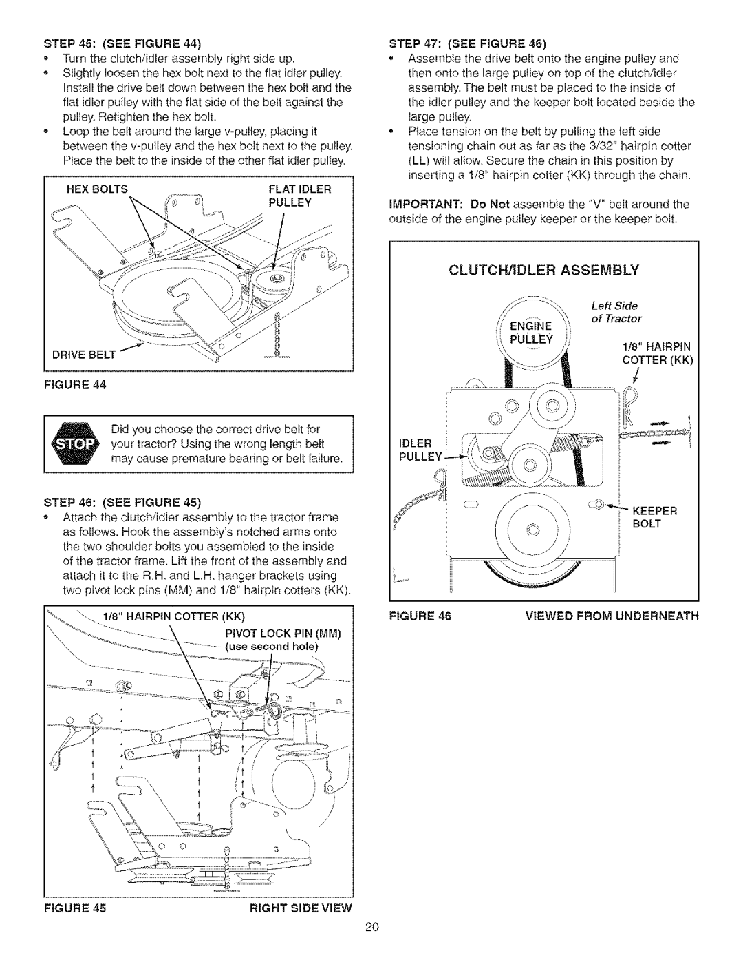 Craftsman 486.24838 manual Hairpin Cotter KK See Figure, Keeper 