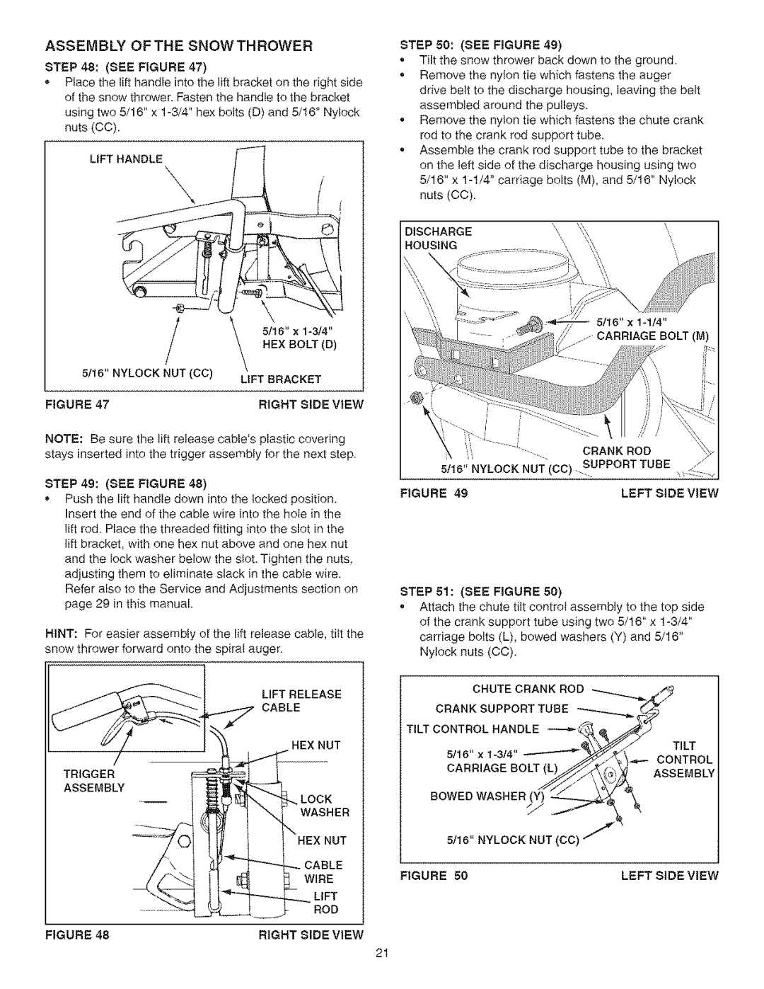 Craftsman 486.24838 manual Trigger Assembly 