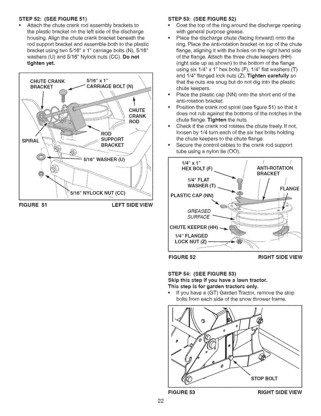 Craftsman 486.24838 manual Chute Crank, Rod, Left 81DEVIEW, Chute Keeper HH, Right Side ViEW 