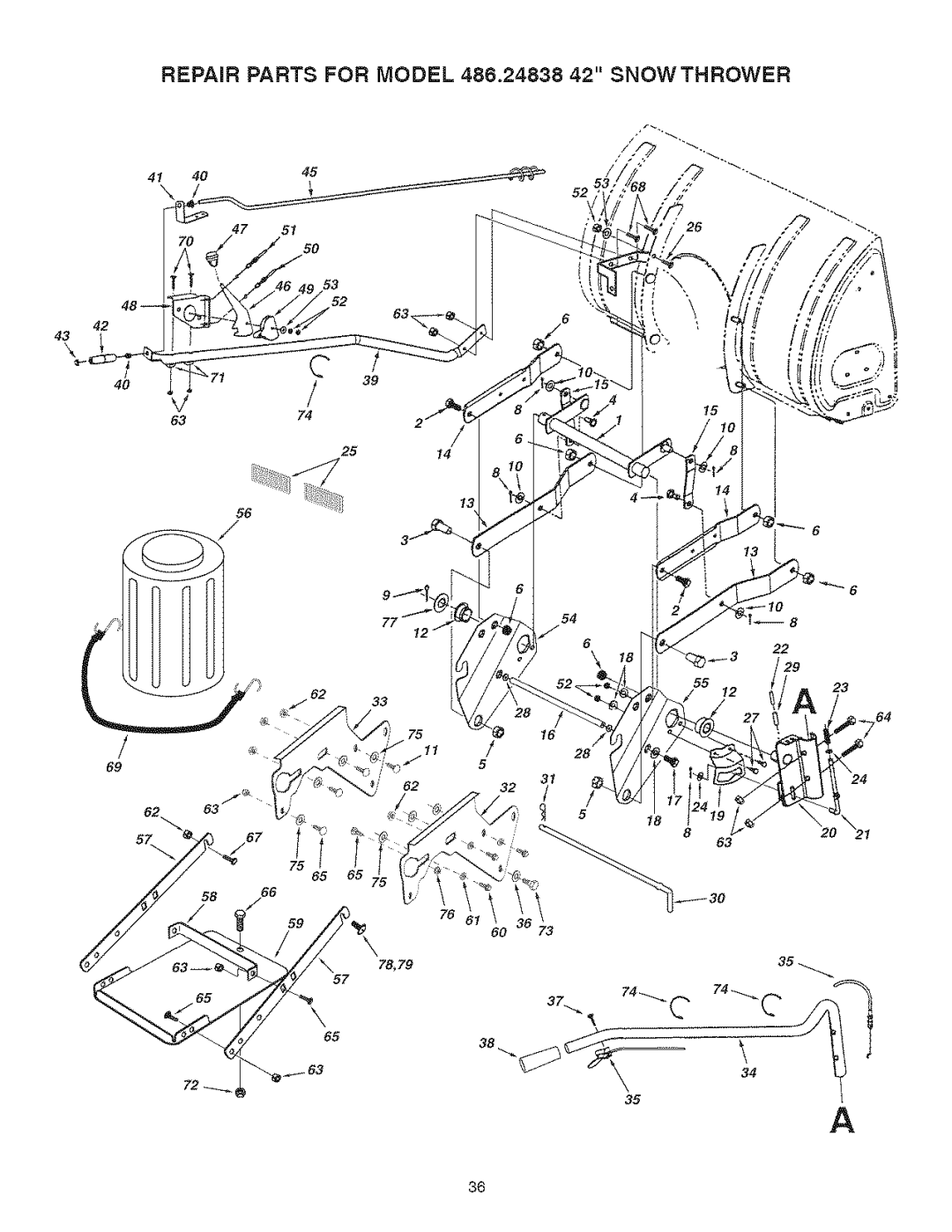 Craftsman 486.24838 manual 820 7879 