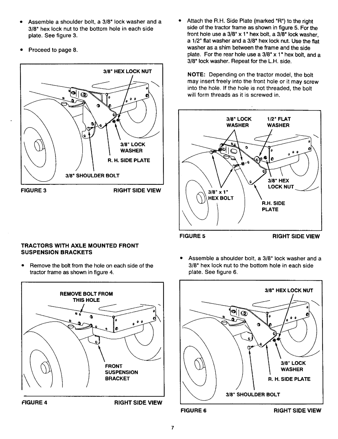 Craftsman 486.24839 owner manual Washer, Right Side View 