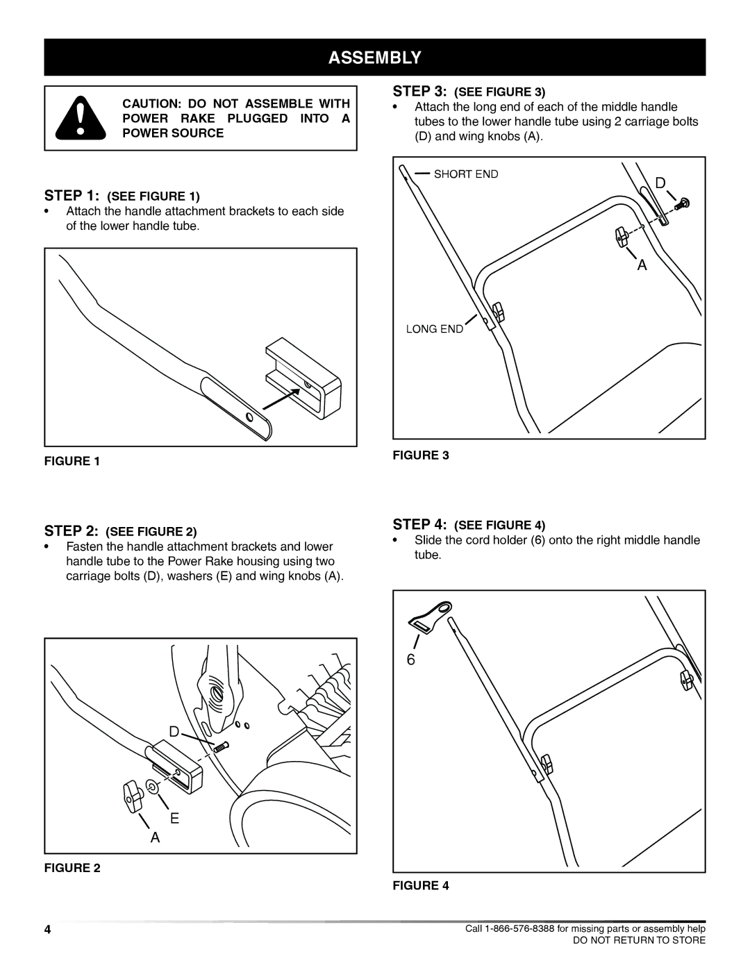 Craftsman 486.2928 manual Assembly 