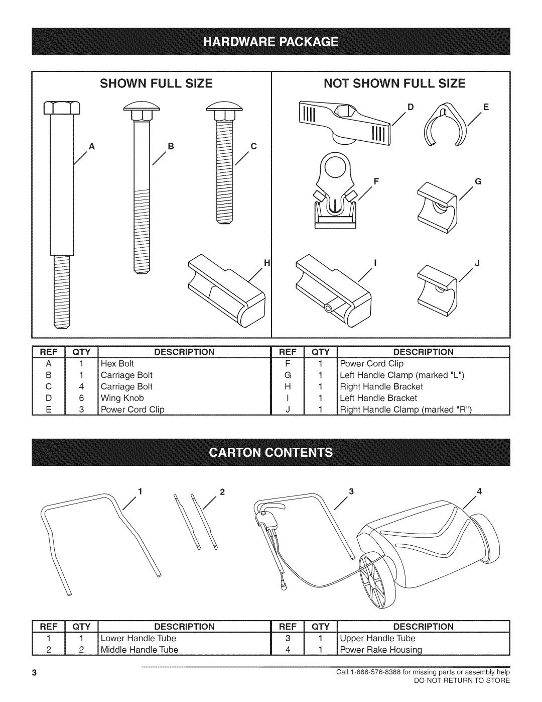Craftsman 486.29281 manual Not Shown Full Size 