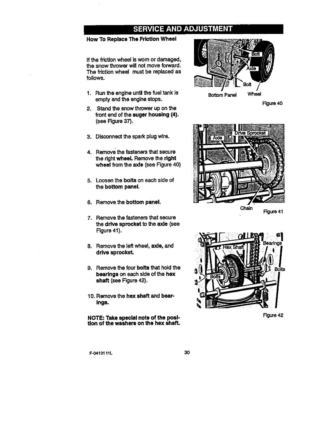 Craftsman 536.88155 operating instructions Chain 