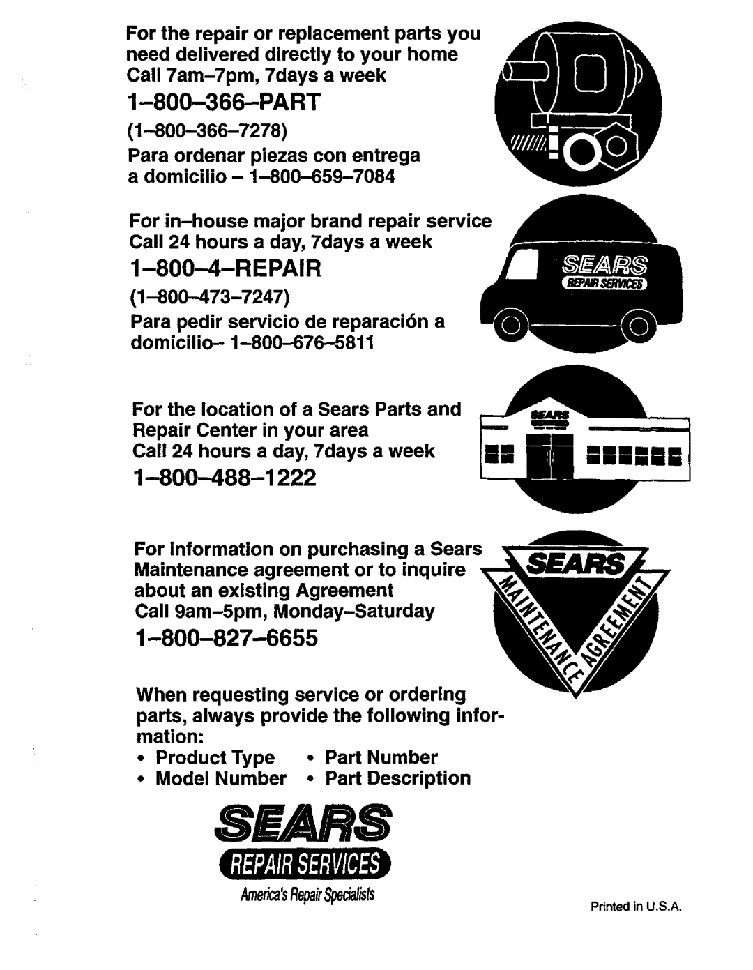 Craftsman 536.88644 manual Part, Idhhhh 