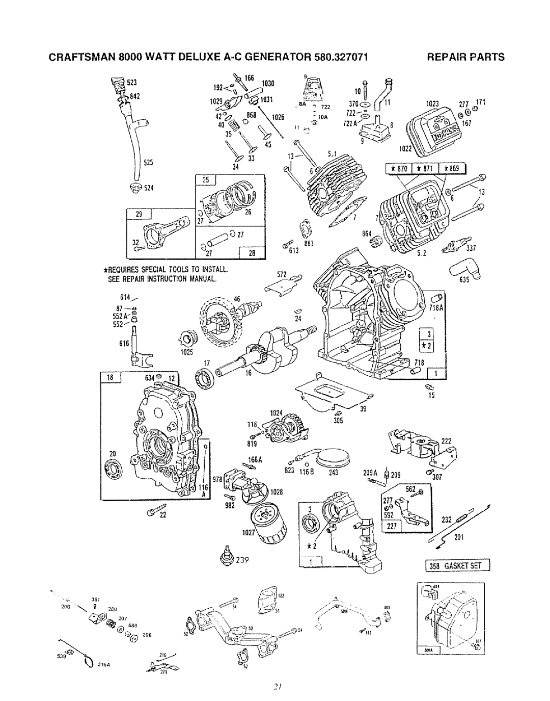 Craftsman 580.327071 owner manual 819 