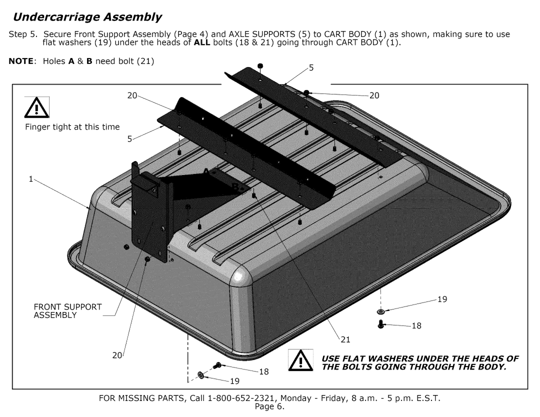 Craftsman 610.24489 manual Undercarriage Assembly 