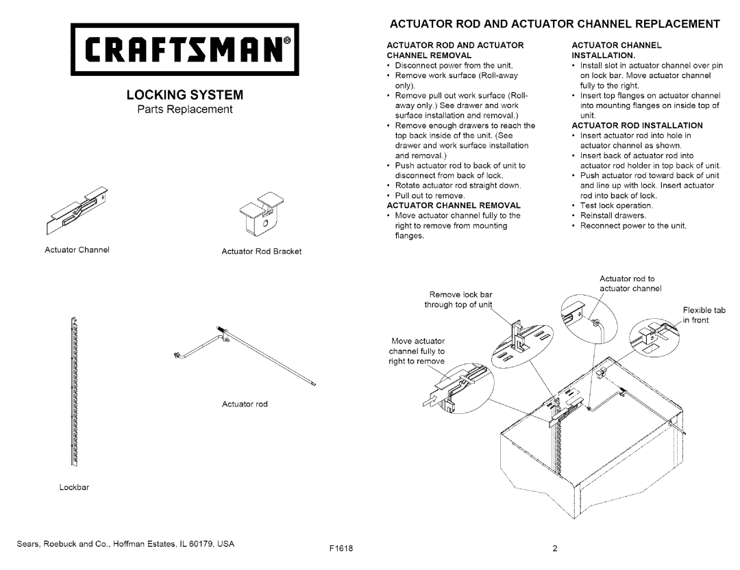 Craftsman 706.59668, 706.59669 owner manual Craftsmani 