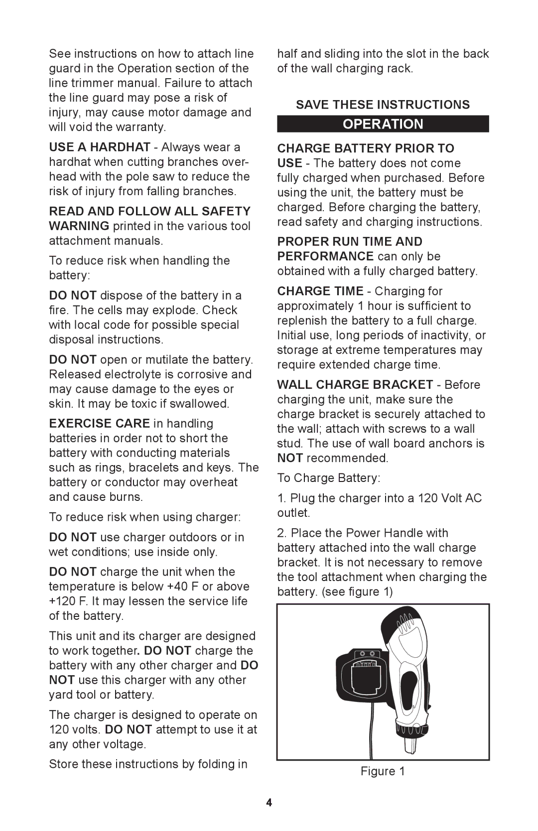 Craftsman 71.74291 operating instructions Operation 