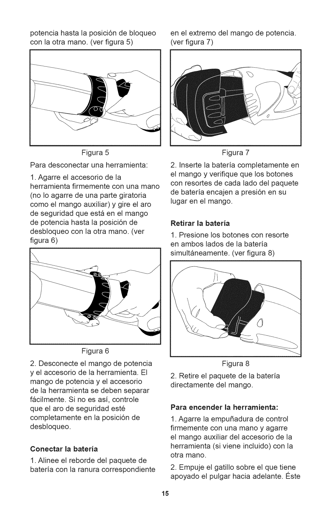 Craftsman 240.74295, 71.74295 operating instructions Para eneender la herramJenta 