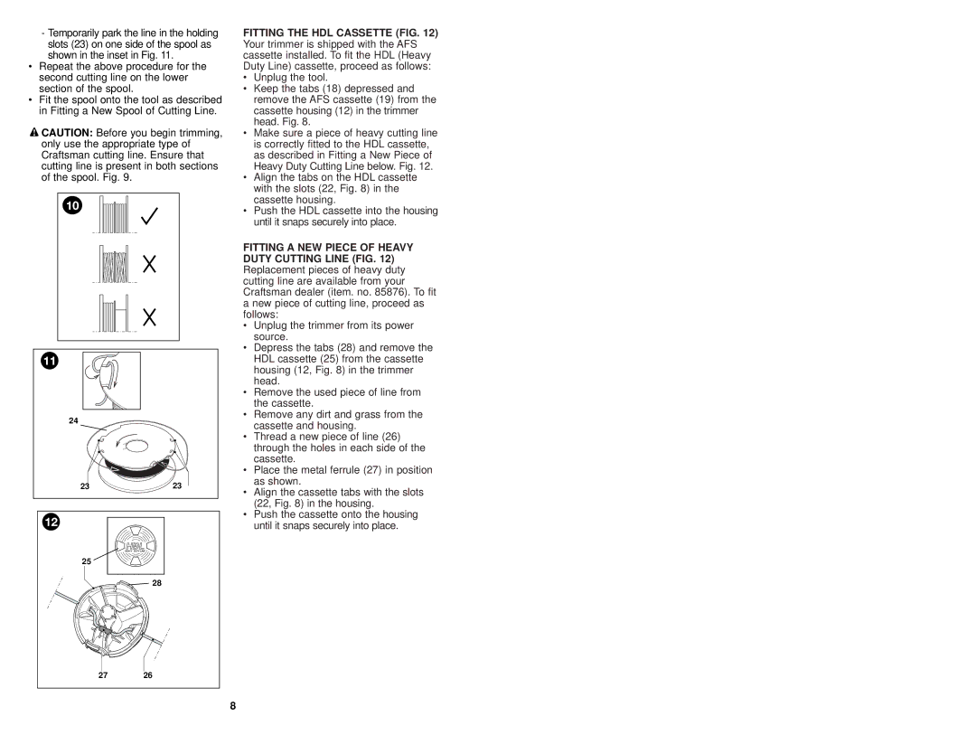 Craftsman 74528 instruction manual 