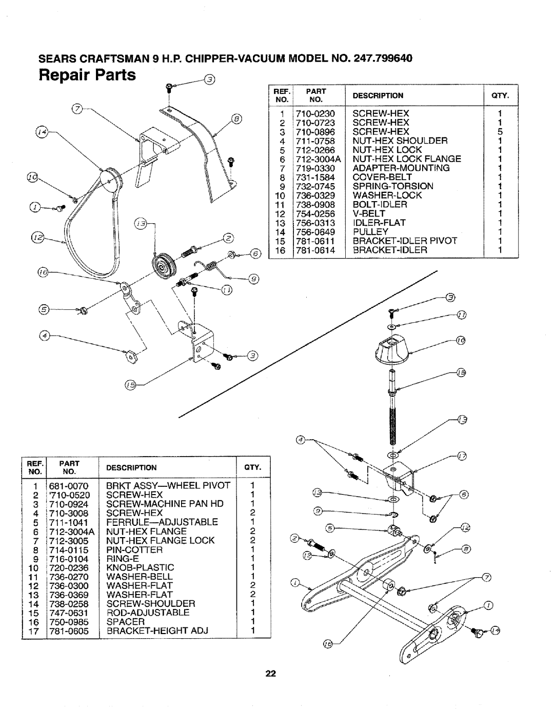 Craftsman 79964 manual 710-0230 