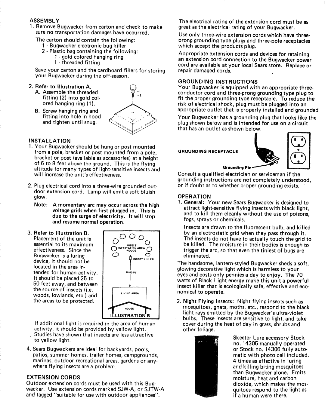 Craftsman 557-5199, 833.14334 owner manual Assembly 