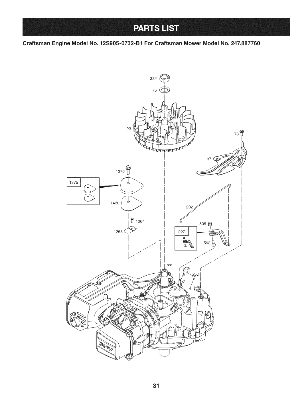 Craftsman 247.887760 manual 332@ 