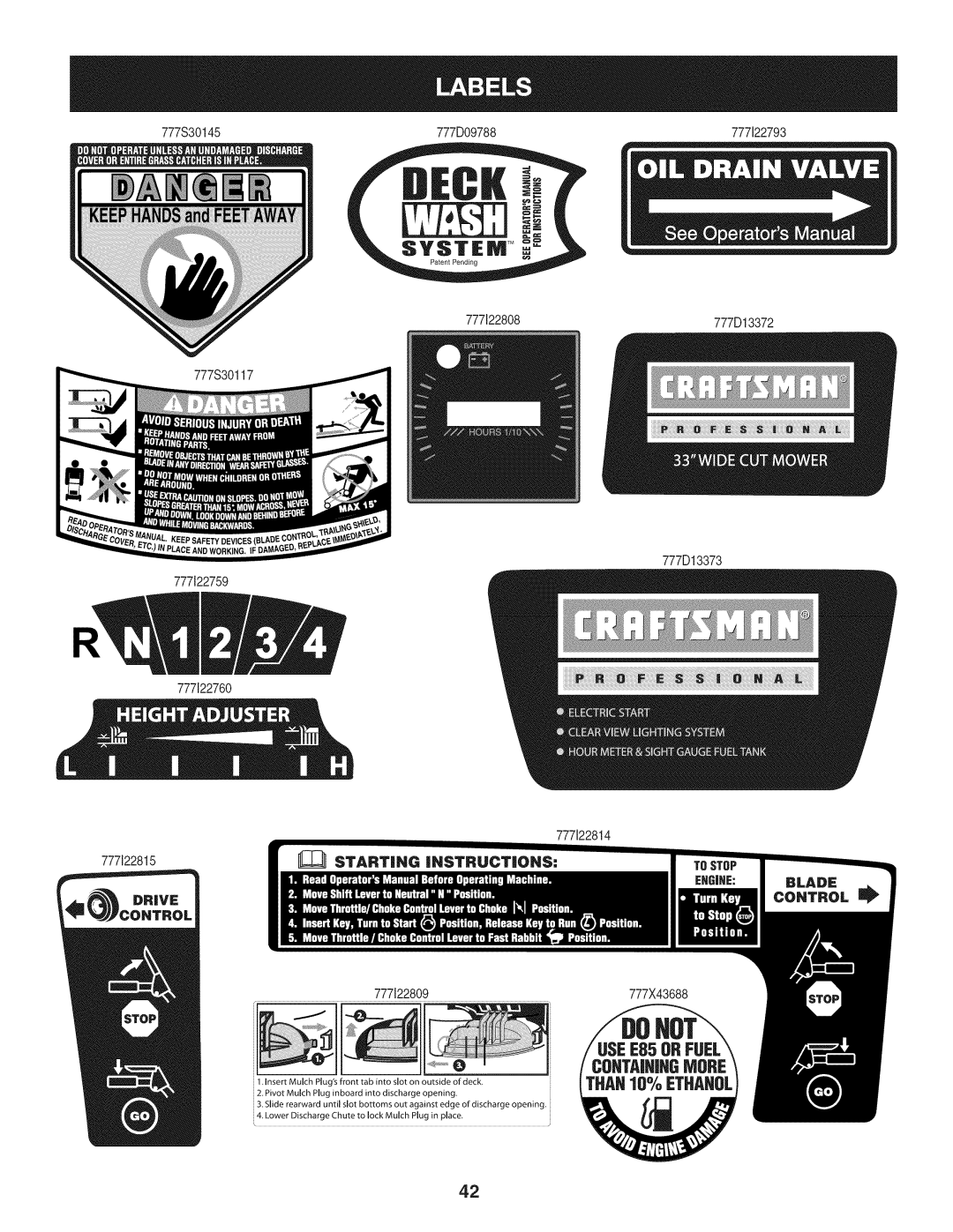 Craftsman 247.889980 manual 