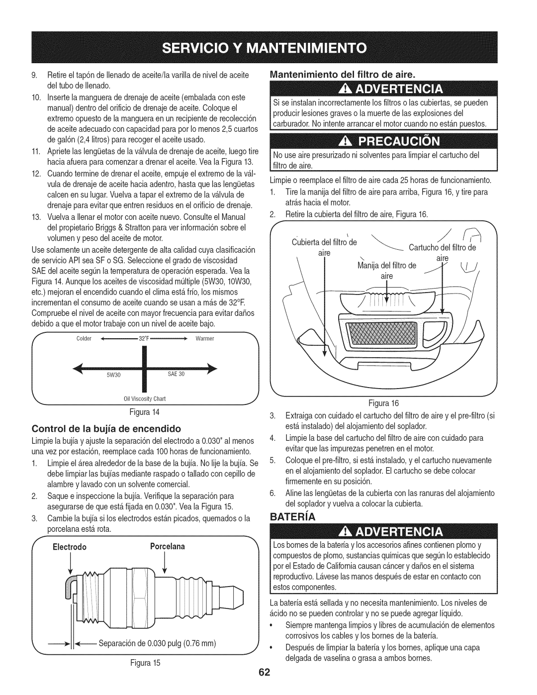 Craftsman 247.889980 manual Porcelana 