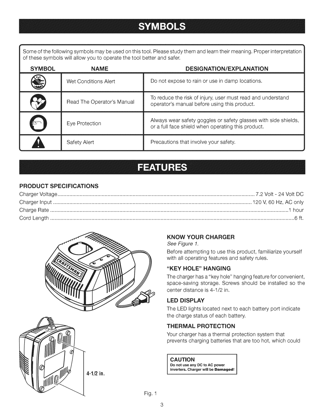 Craftsman 911 041 manual Your, LED Display 