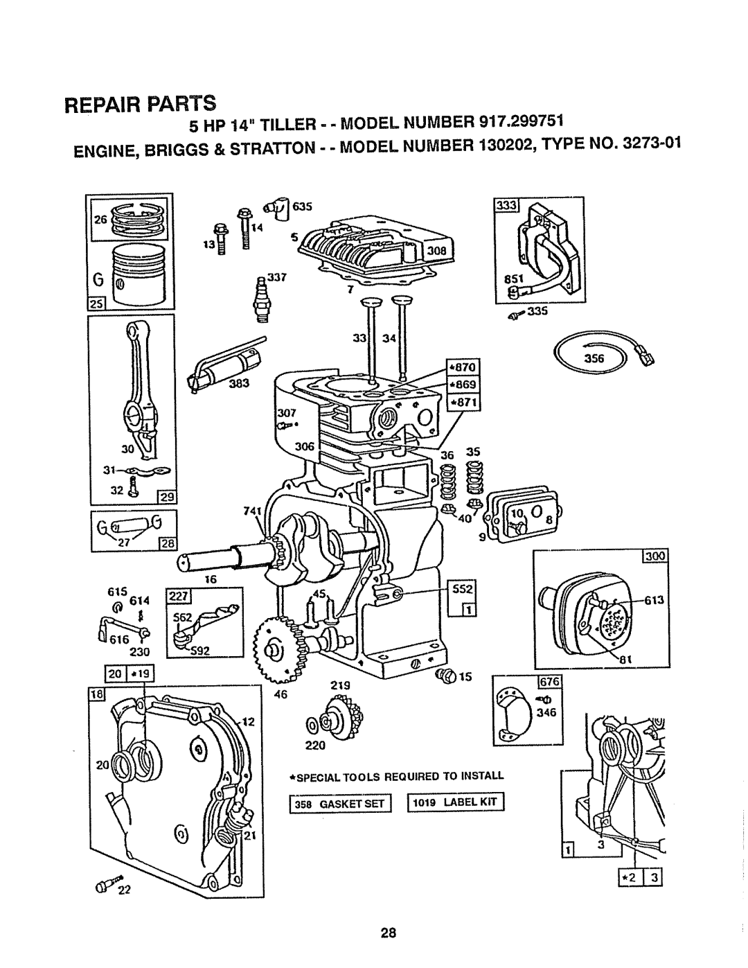 Craftsman 917-299751 owner manual 6t5 614 