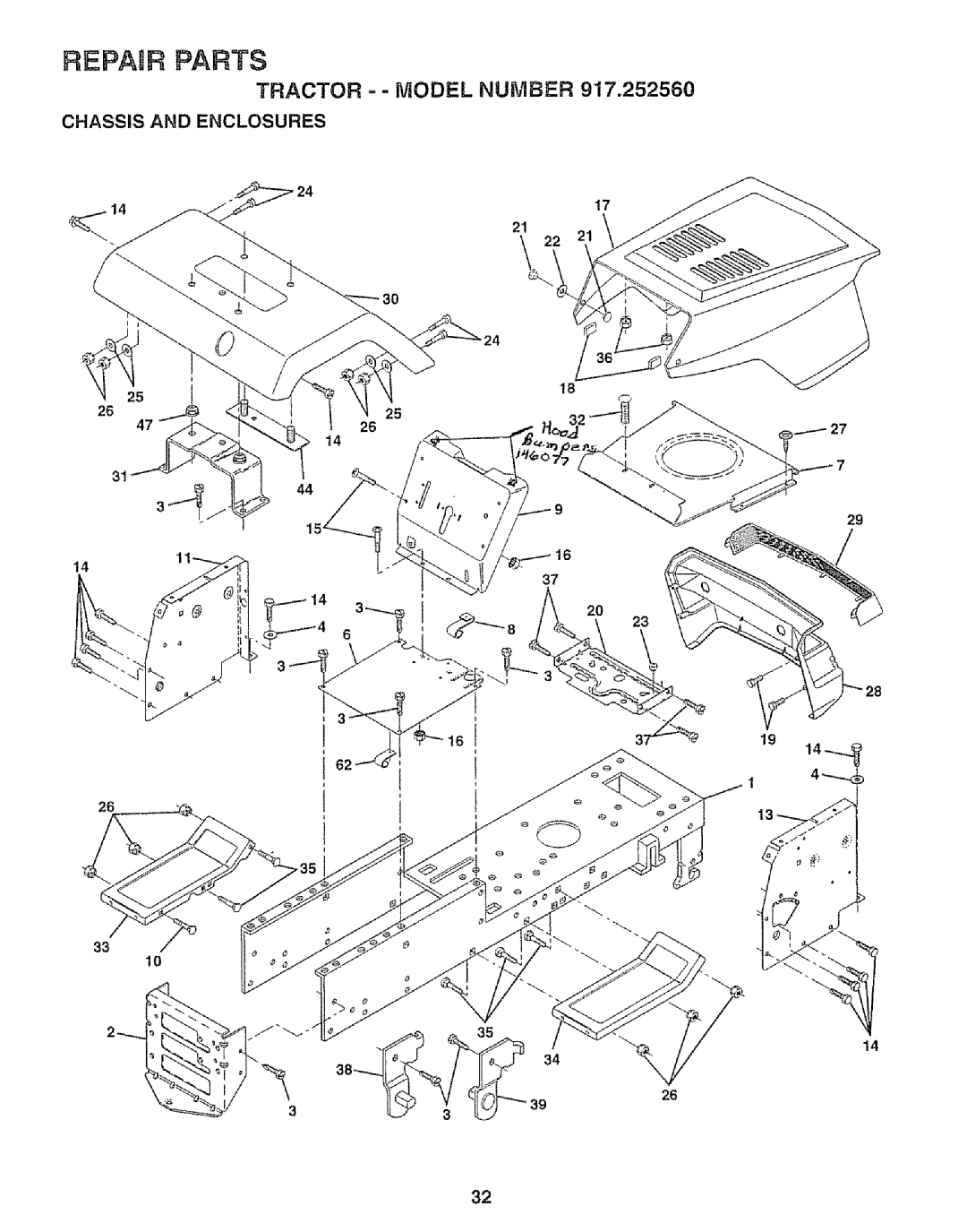 Craftsman 917.252560 manual Chassis and Enclosures, 3834 