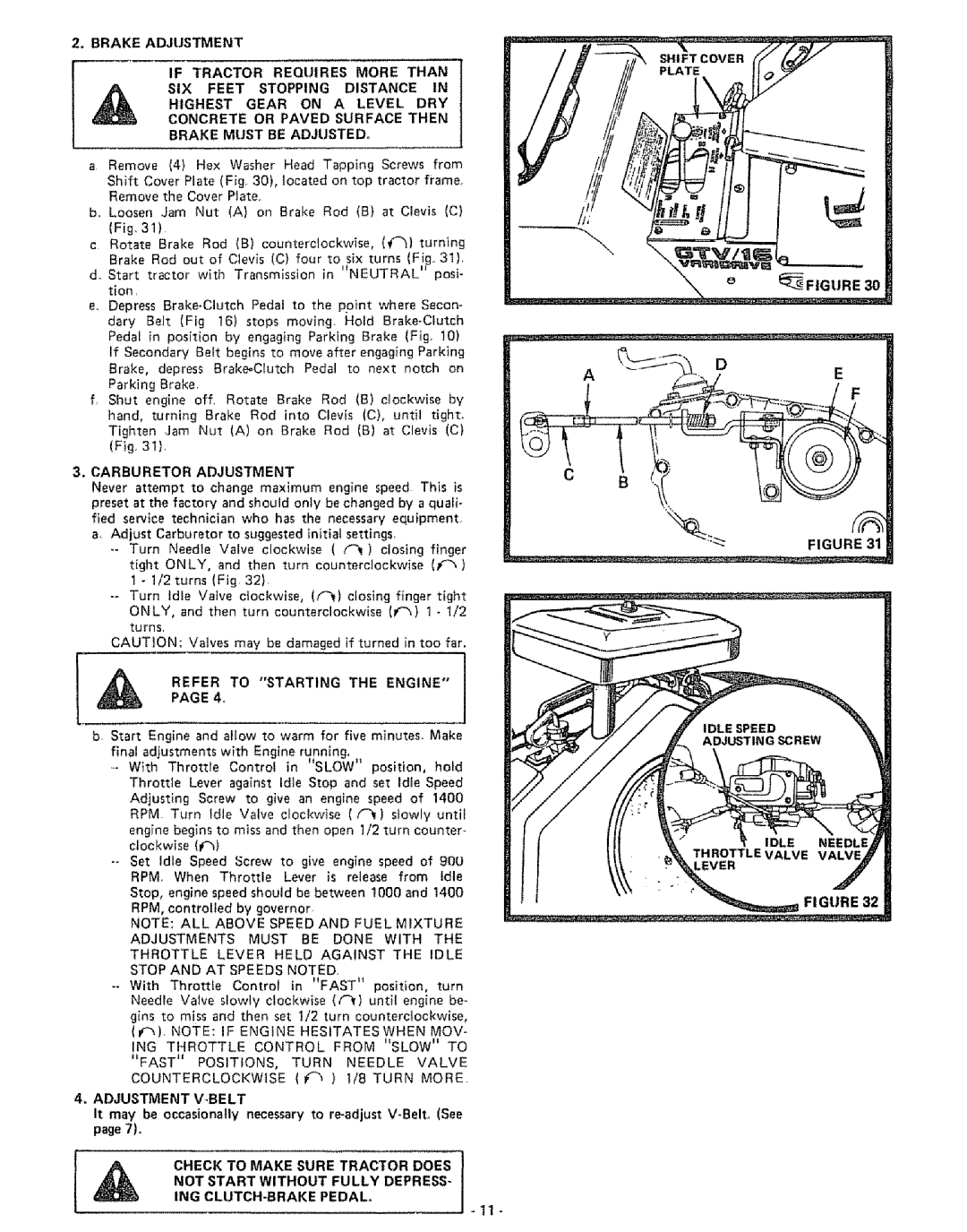 Craftsman 917.253724 owner manual Refer to Starting the Engine, Neutral 