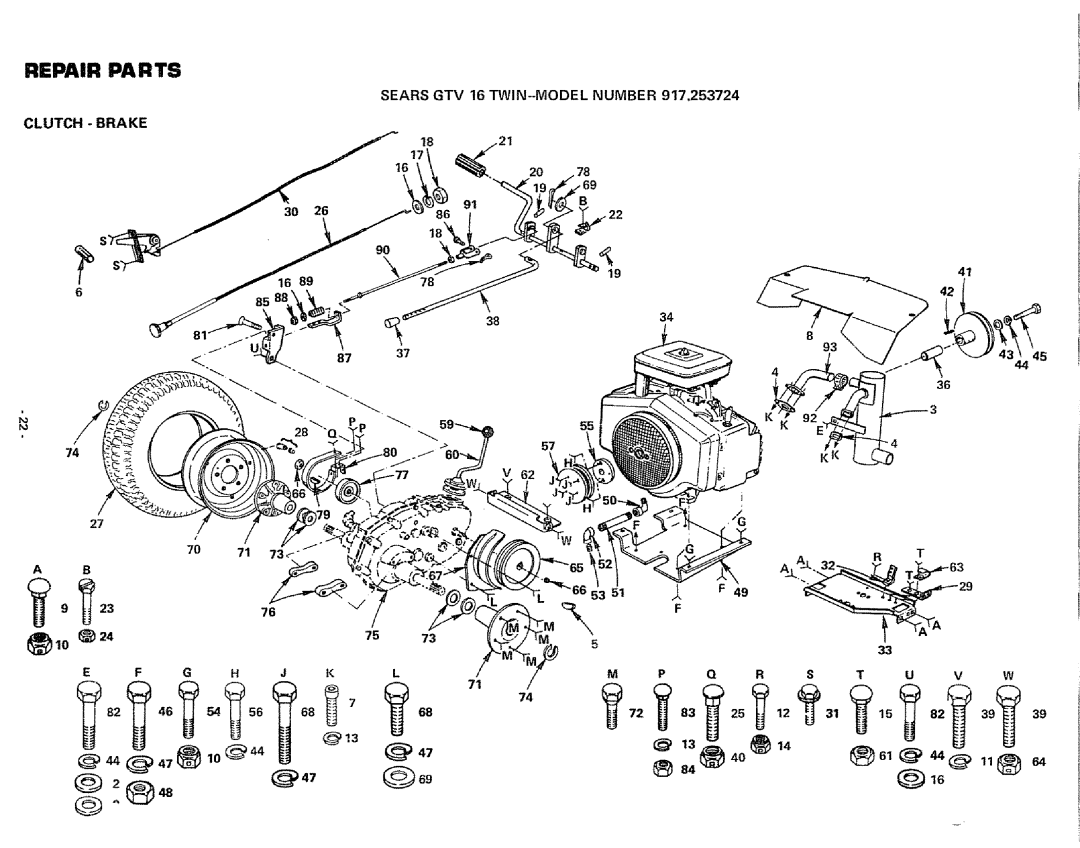 Craftsman 917.253724 owner manual V W 