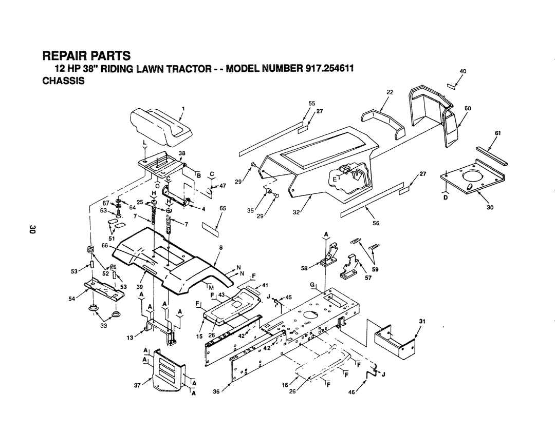 Craftsman 917.254611 owner manual 1315 37A 