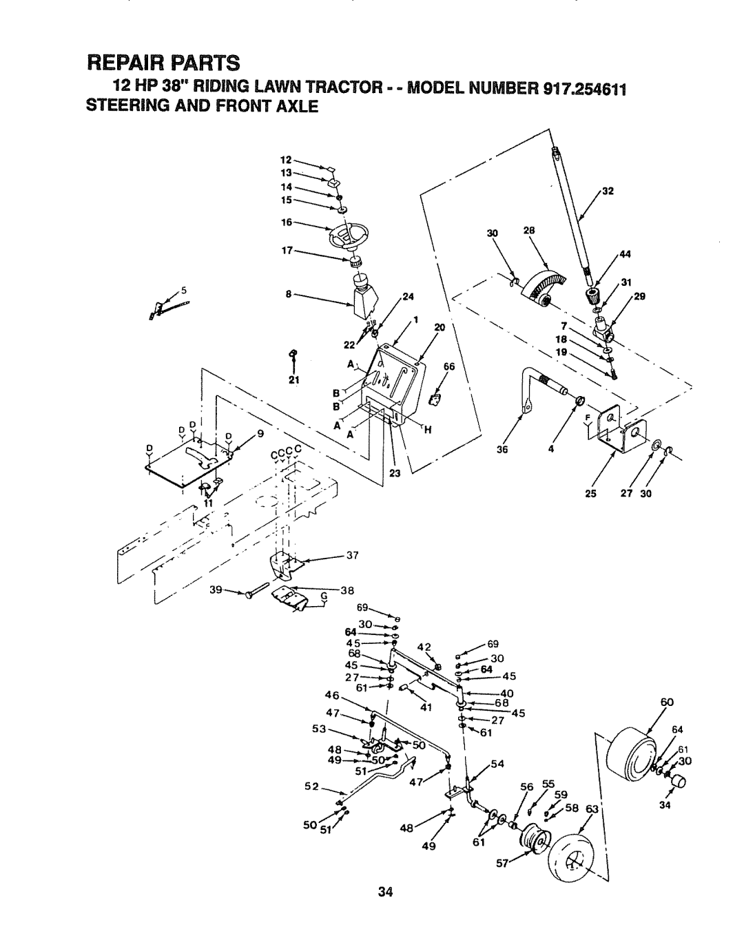 Craftsman 917.254611 owner manual 