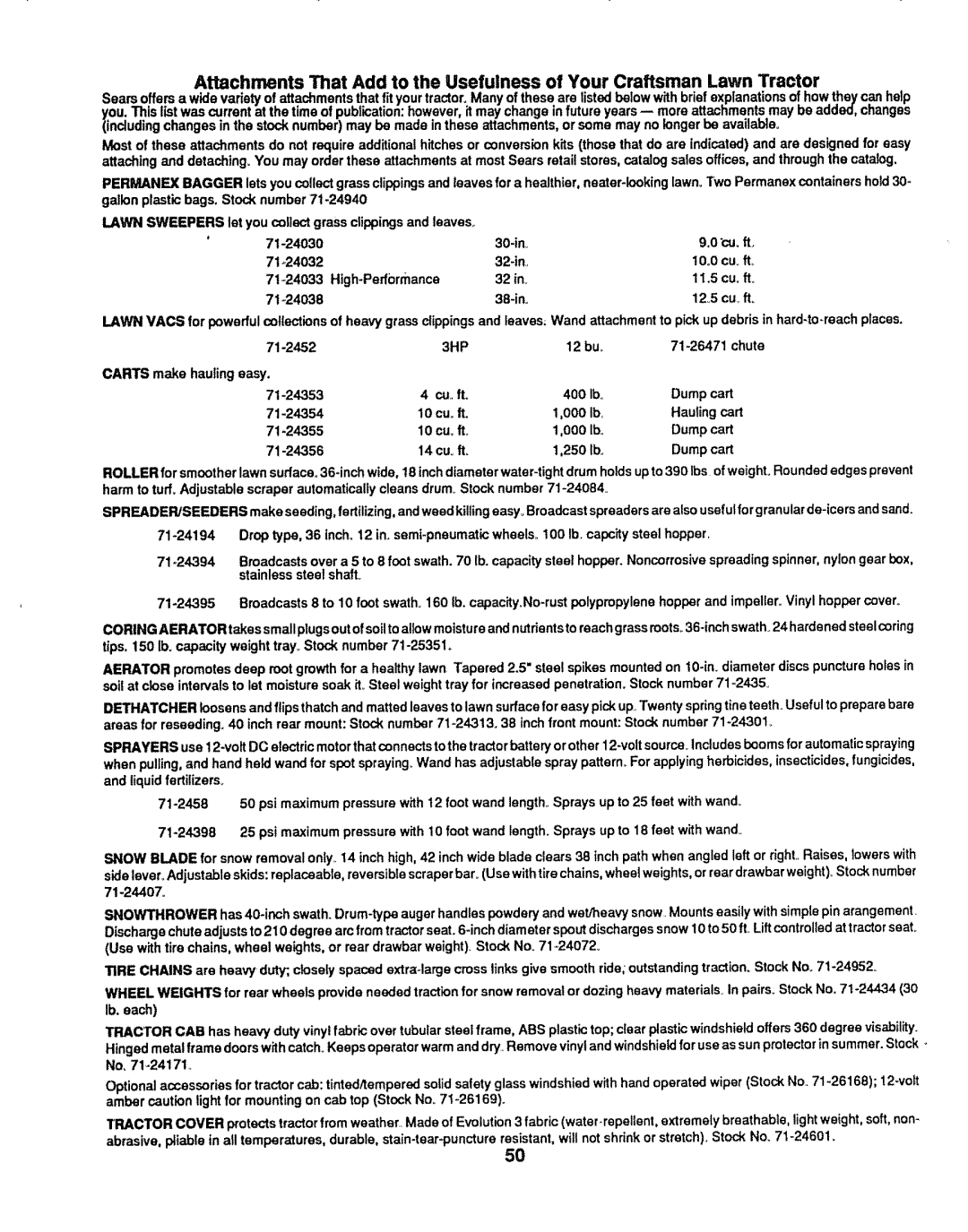 Craftsman 917.254611 owner manual 3HP, 71-244O7 