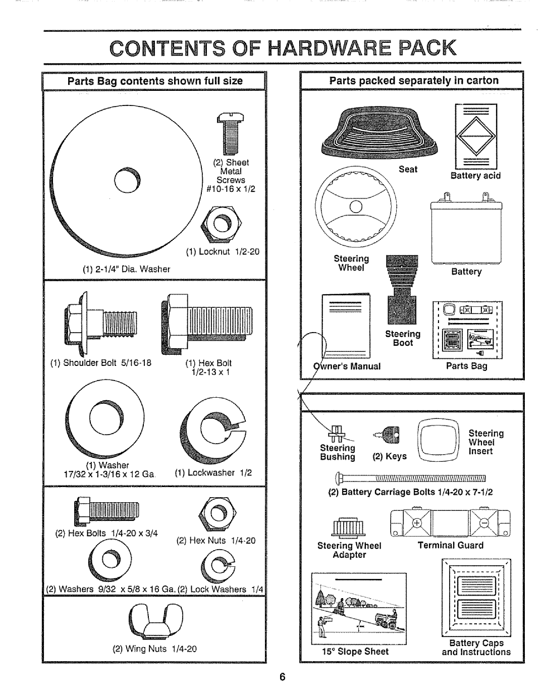 Craftsman 917.25552 manual Contents 