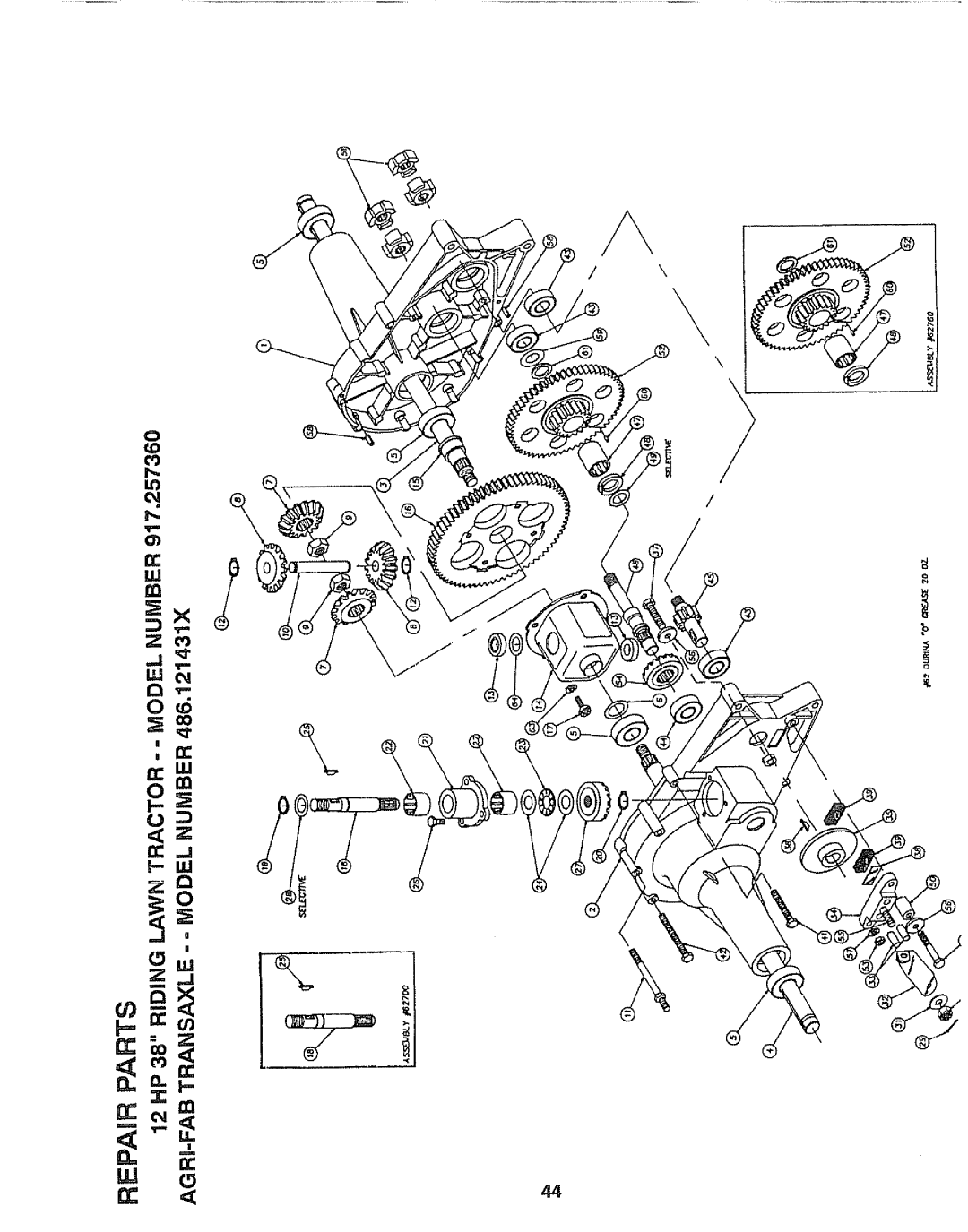 Craftsman 917.25736 owner manual N44 