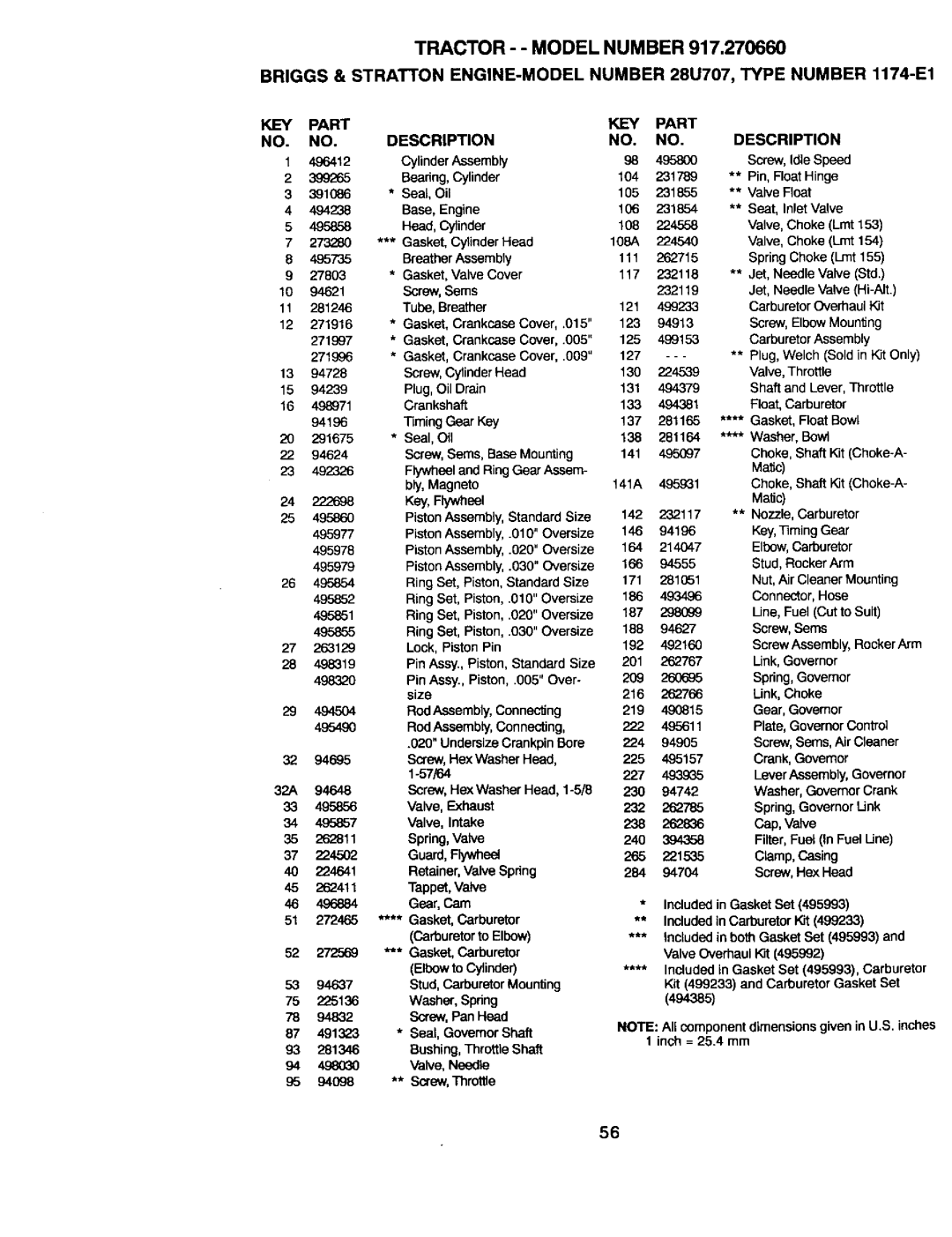 Craftsman 917.27066 owner manual 494385 