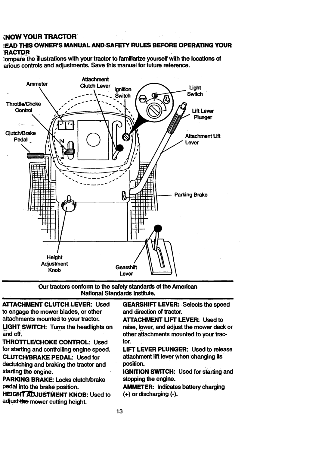 Craftsman 917.270711 owner manual NOW Your Tractor 