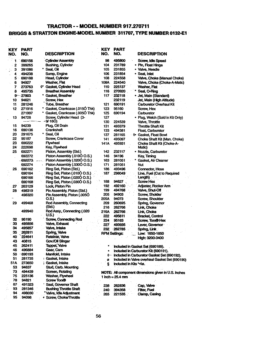 Craftsman 917.270711 owner manual SSOlSe, S37 